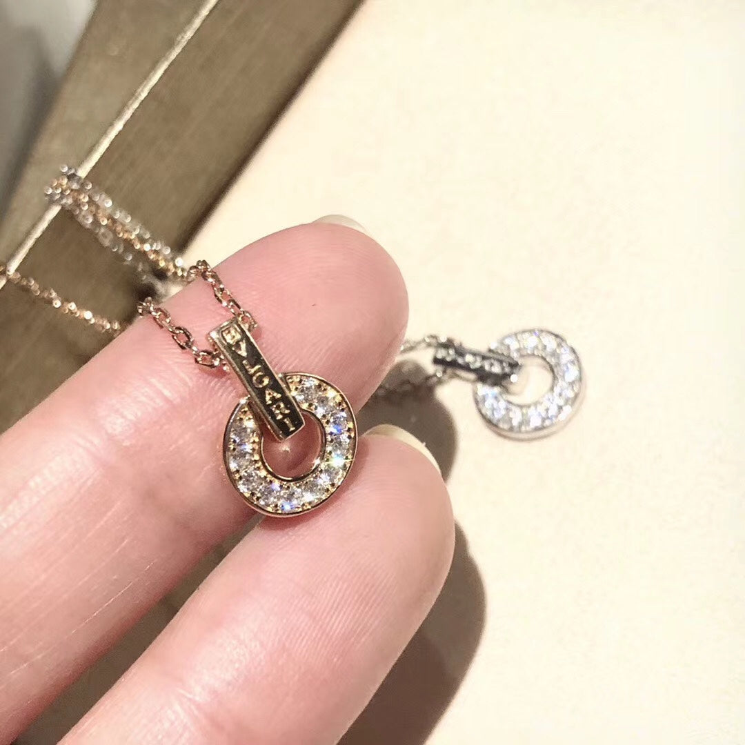18K BVLGARI BV Diamonds Necklace