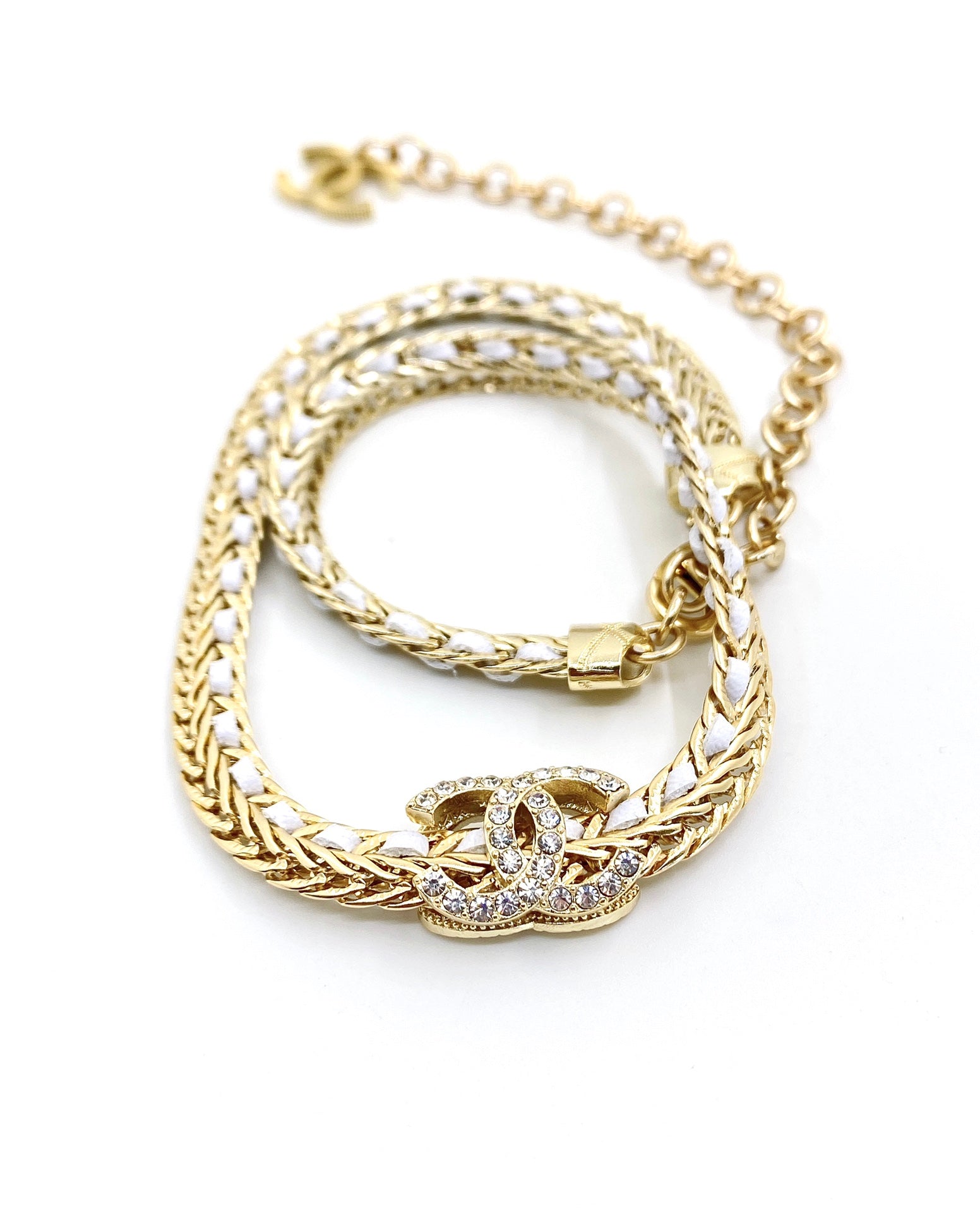 18K Chanel Diamonds Choker Necklace