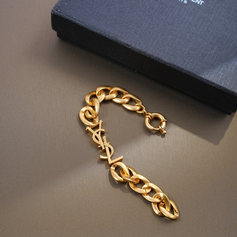 18K YSL Chain Bracelet