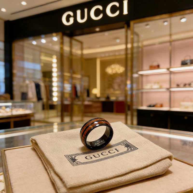 18K Gucci Anger Forest Black Ring