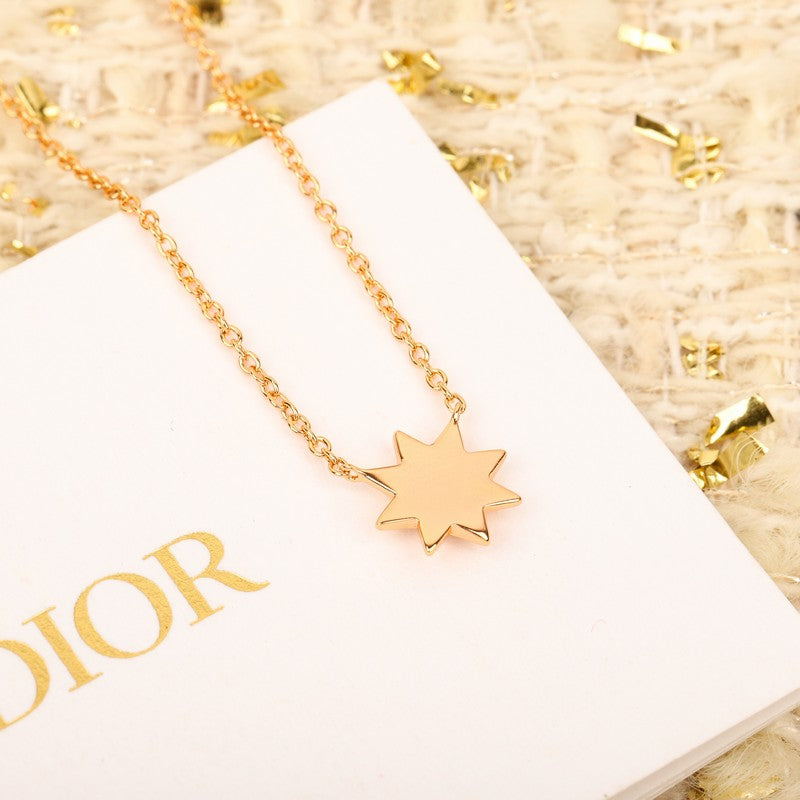 18K Dior Star Diamond Necklace