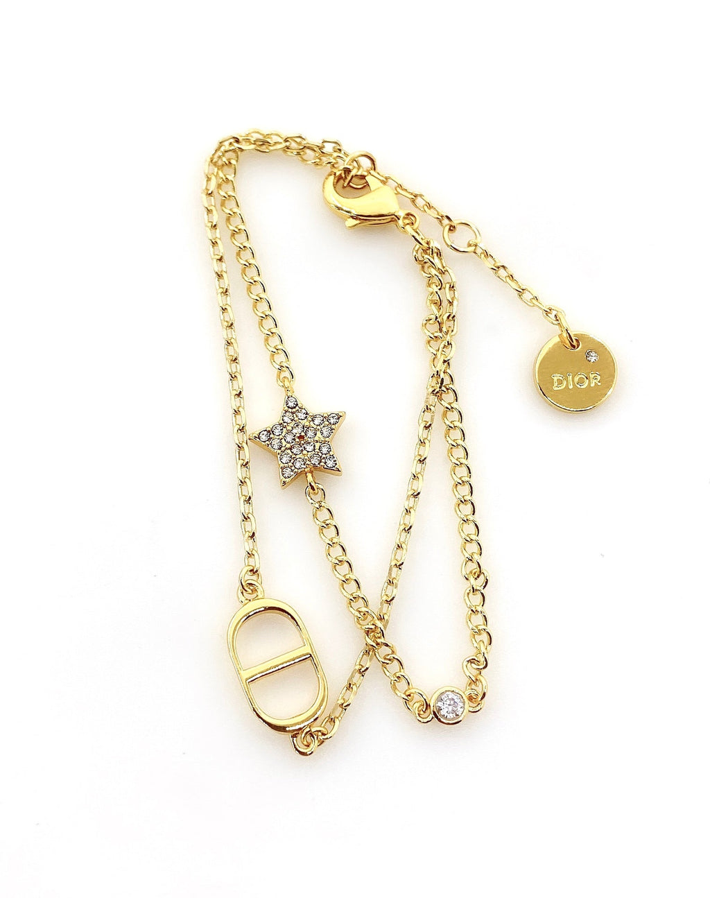 18K Dior Star Diamond Bracelet