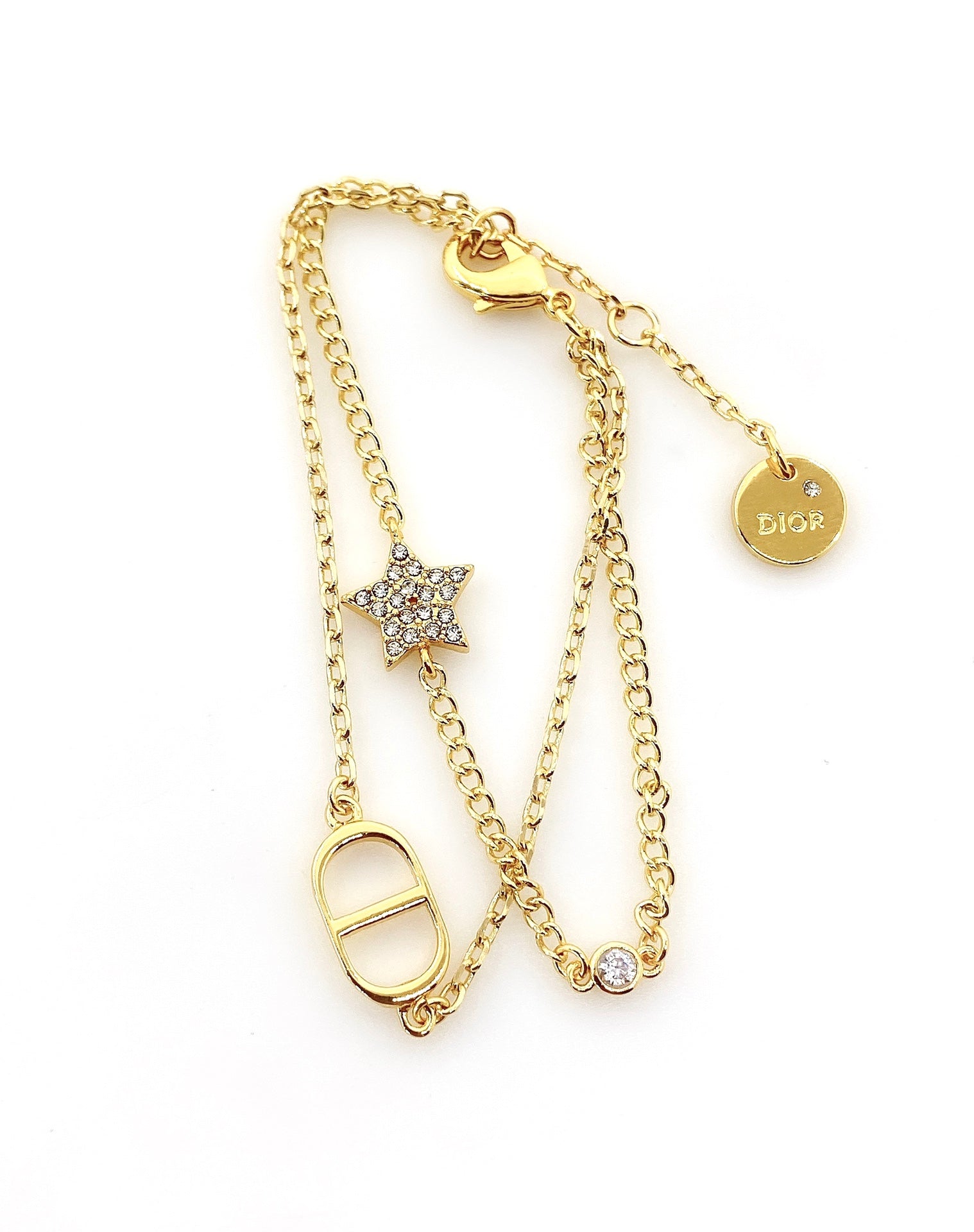 18K Dior Star Diamond Bracelet