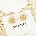 18K Chanel Pearl Gold Earrings