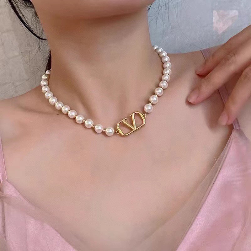 18K Valentino Garavani VLogo Signature Necklace