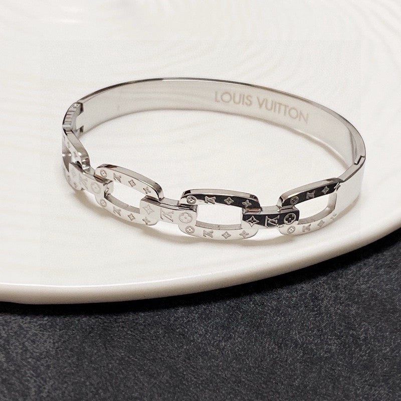 18K Louis Vuitton White Gold Bracelet