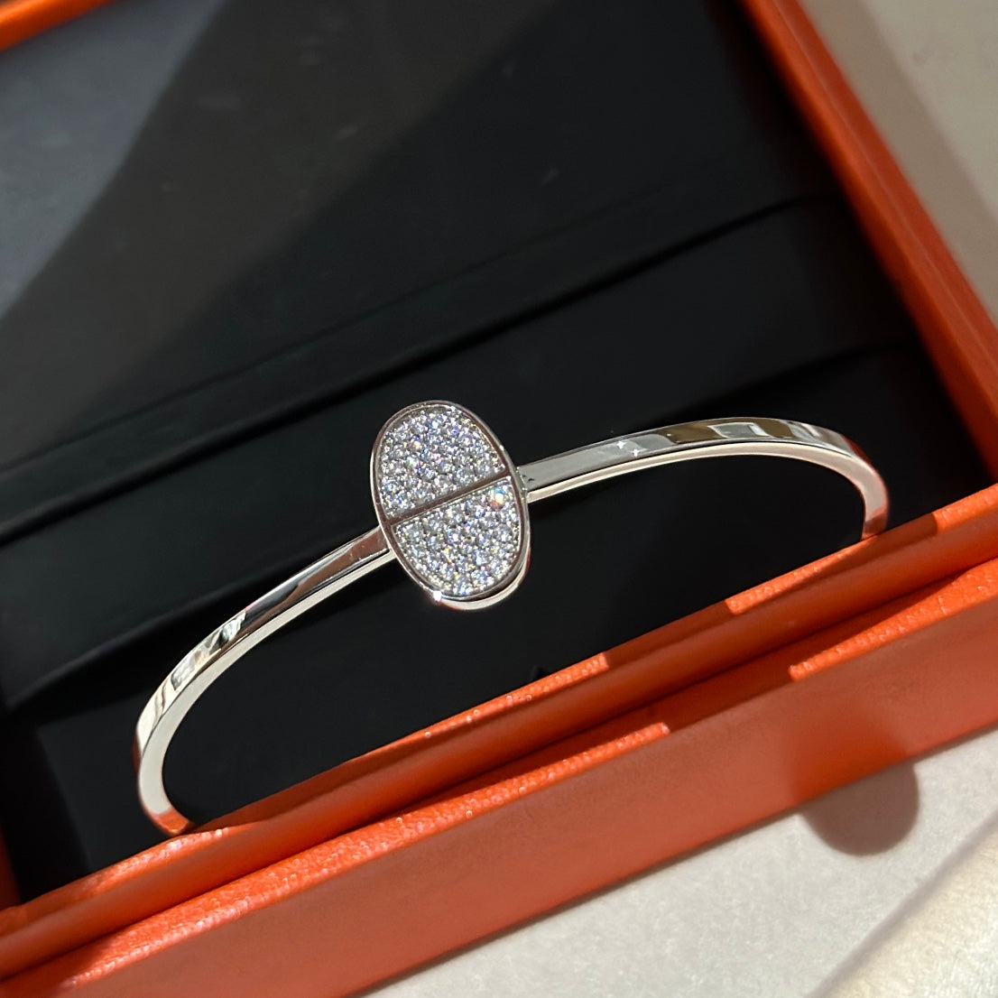 18K Chaine d'Ancre Verso Hermes Bracelet