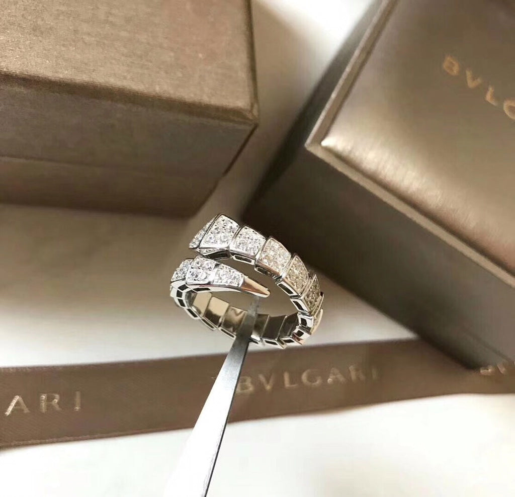 18K BVLGARI BV Serpenti Viper Ring