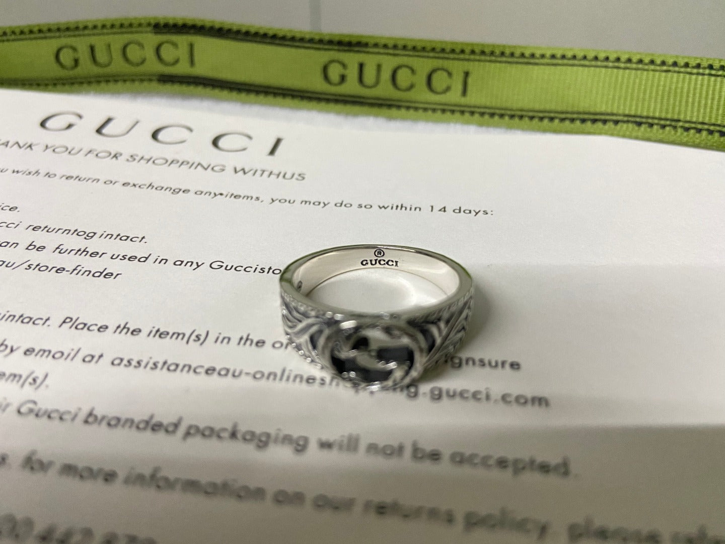 Gucci Interlocking G Ring