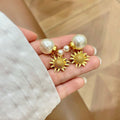 18K Dior Vintage Flower Earrings