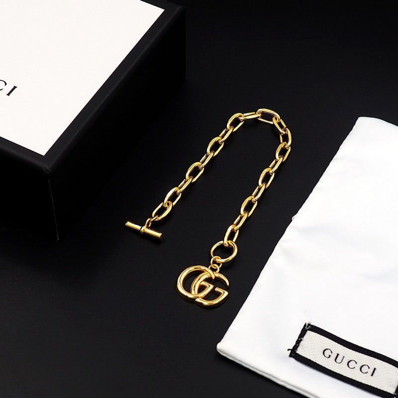 18K Gucci Interlocking G Gold Bracelet