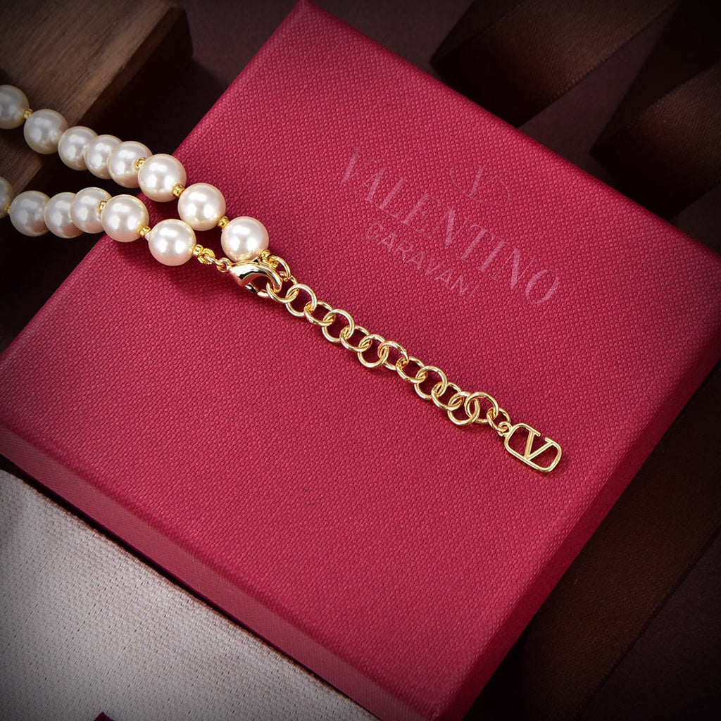 18K Valentino Garavani VLogo Signature Necklace