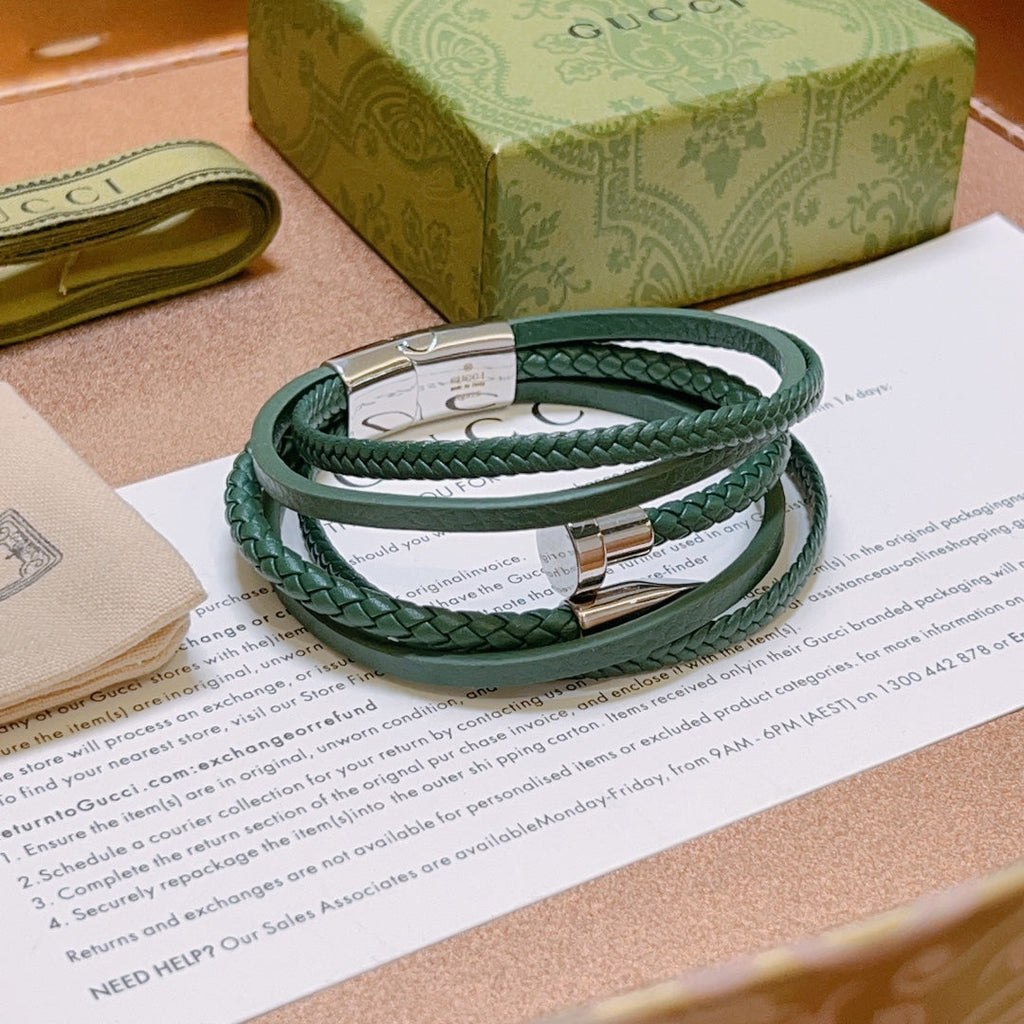 18K Gucci Anger Forrest Green Bracelet