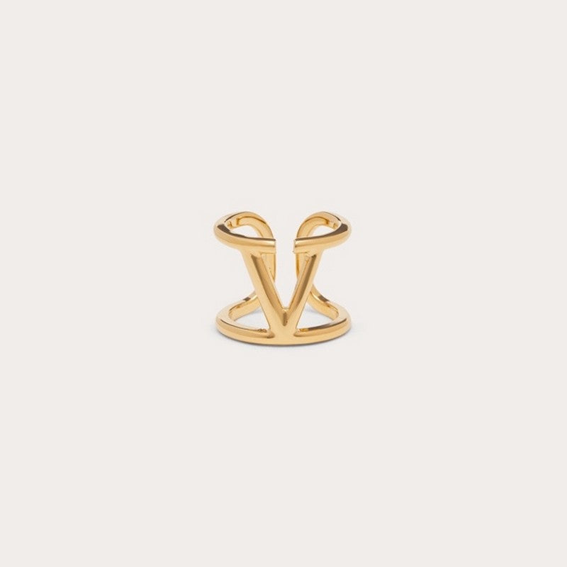 18K Valentino VLogo Signature Gold Ring