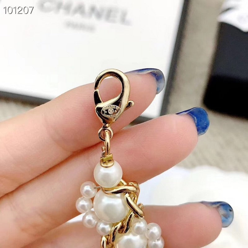 18K Chanel Pearl Braided Bracelet