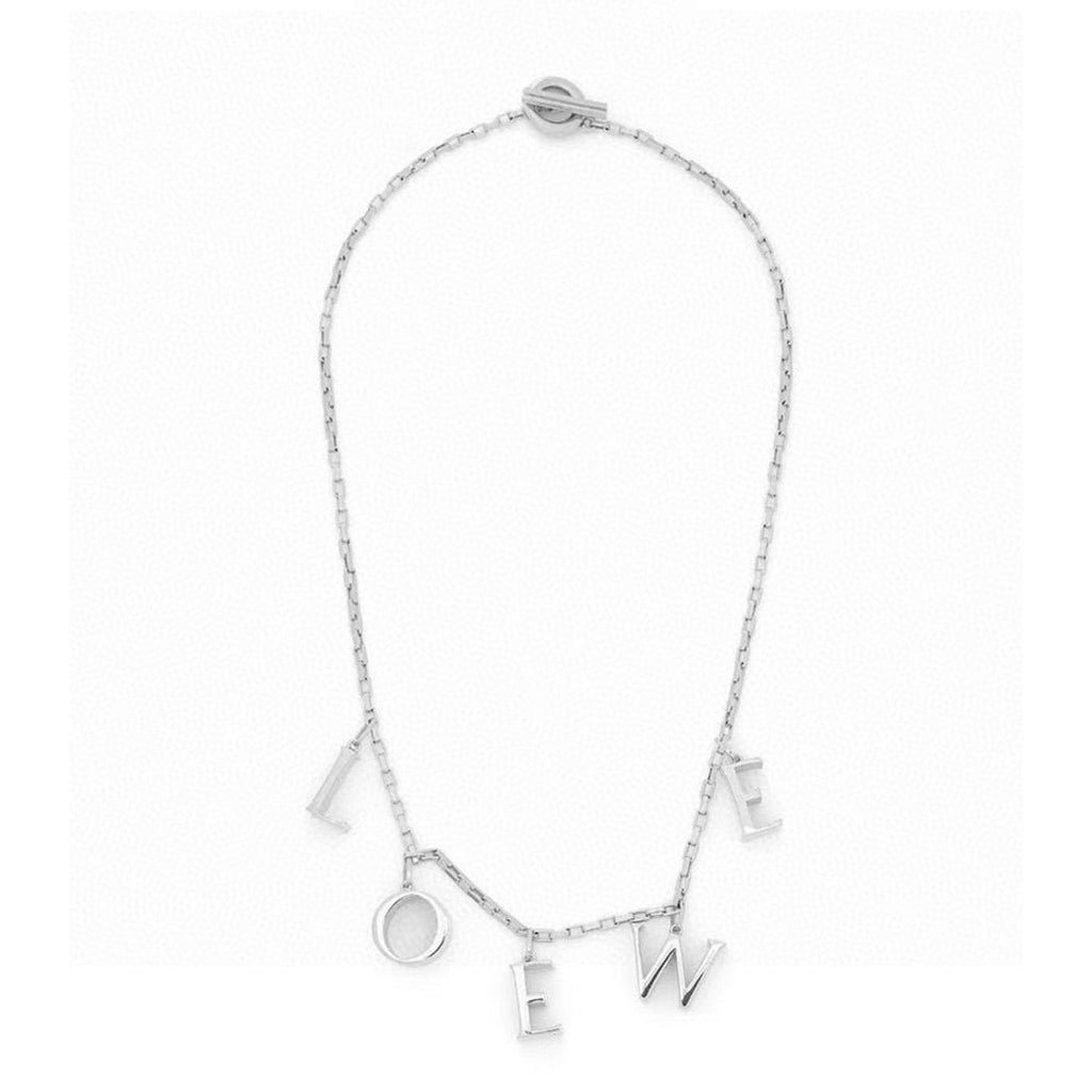 18K Loewe Anagram Letter Necklace