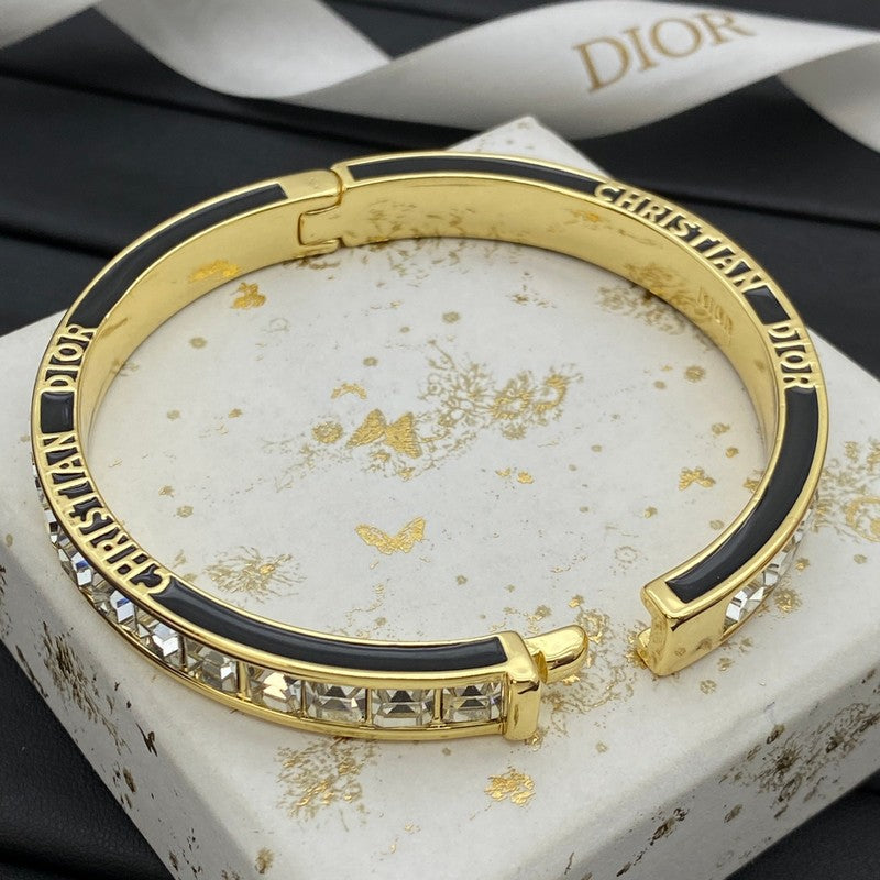 18K Dior Night Code Bangle Bracelet