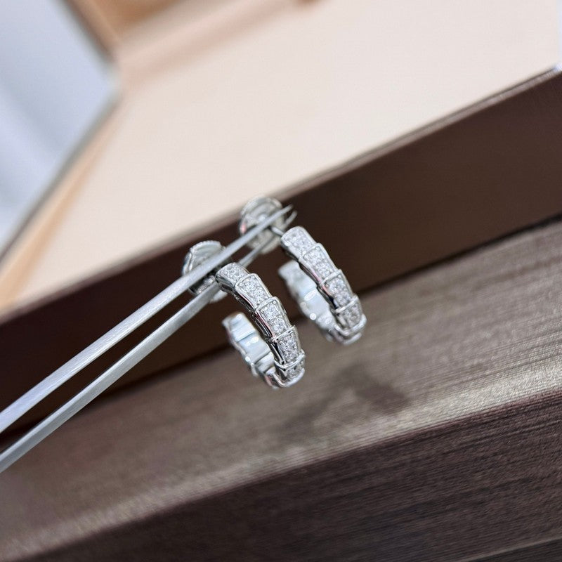 18K BVLGARI BV Serpenti Earrings