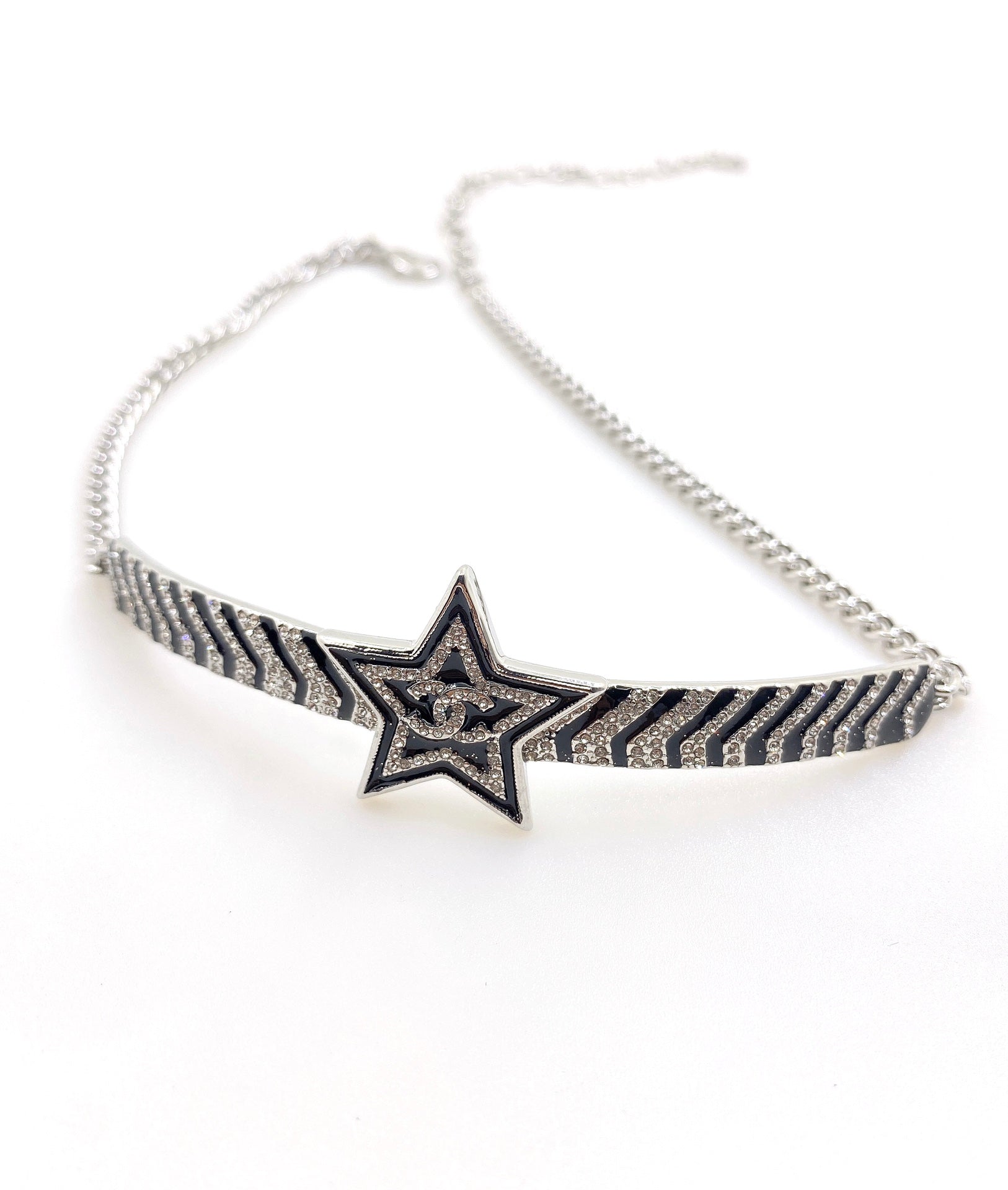 18K Chanel Star Diamonds Necklace