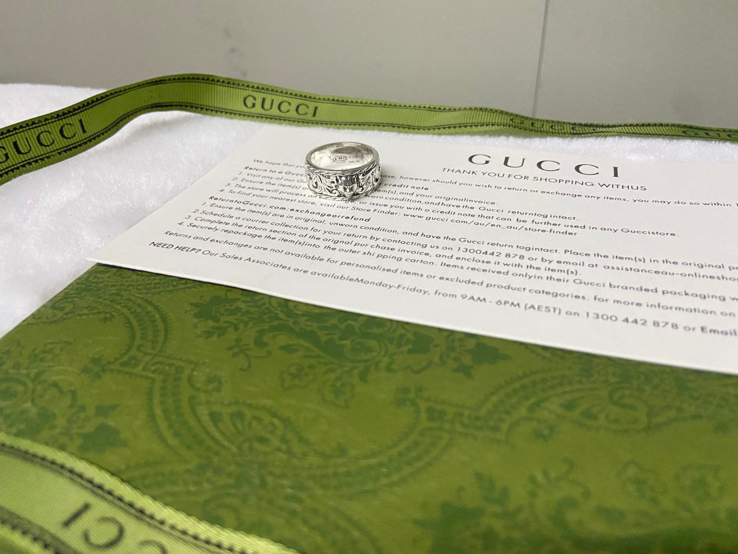 Gucci Feline Head Ring