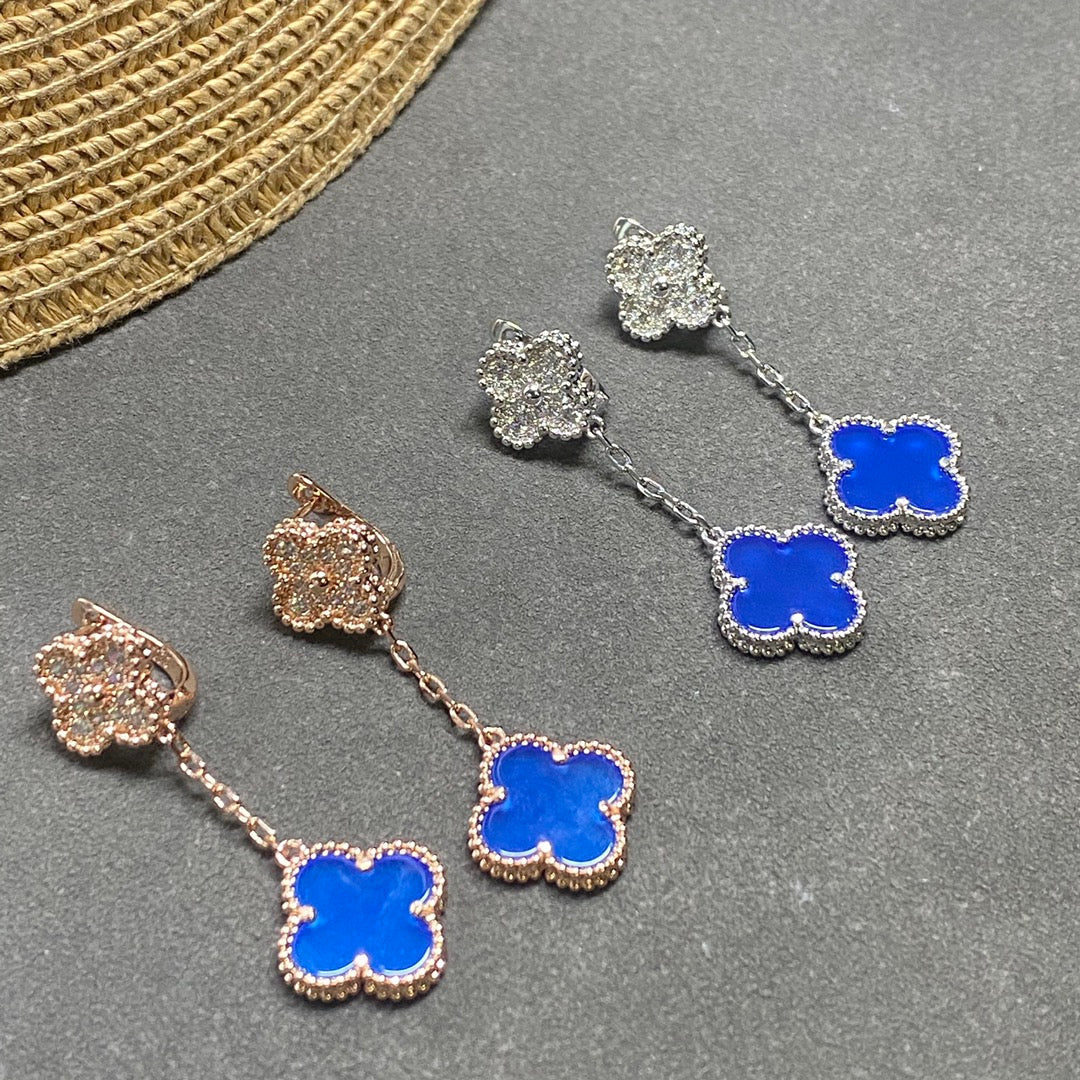 18K Van Cleef & Arpels Magic Alhambra Earclips Earrings