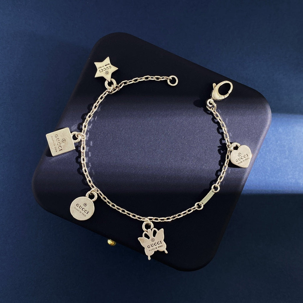 18K Gucci Letter Bracelet