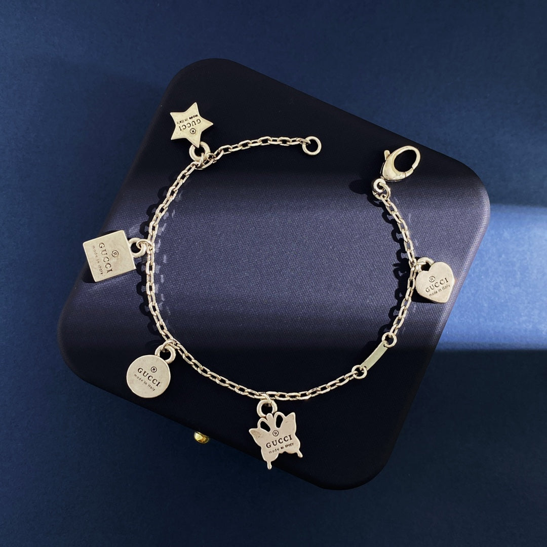 18K Gucci Letter Bracelet