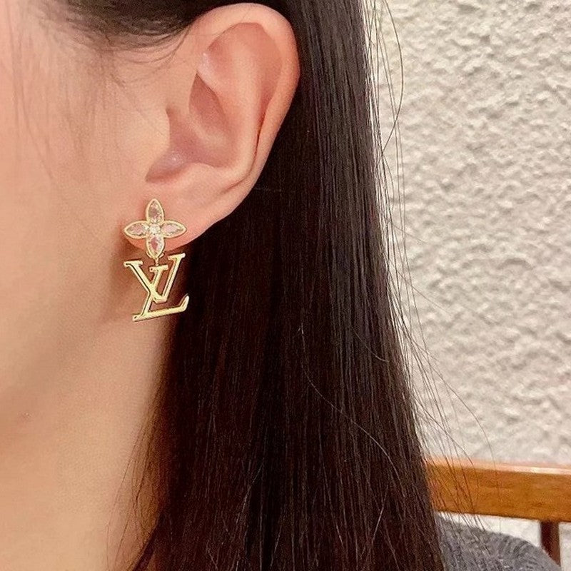 18K Louis Vuitton Iconic Diamond Earrings