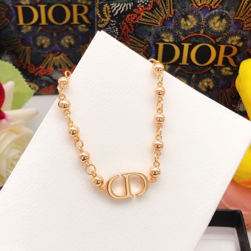 18K Dior Rose Gold Beads Bracelet