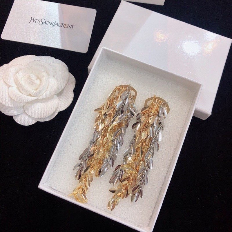 18K YSL Gold Earrings