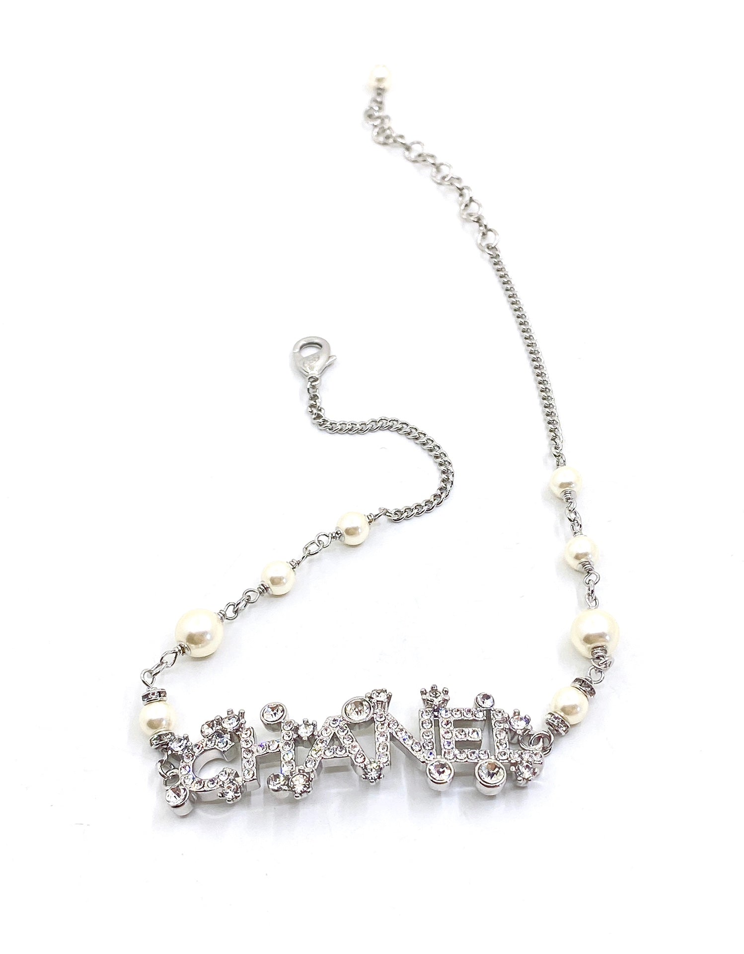 18K Chanel Crystals Necklace