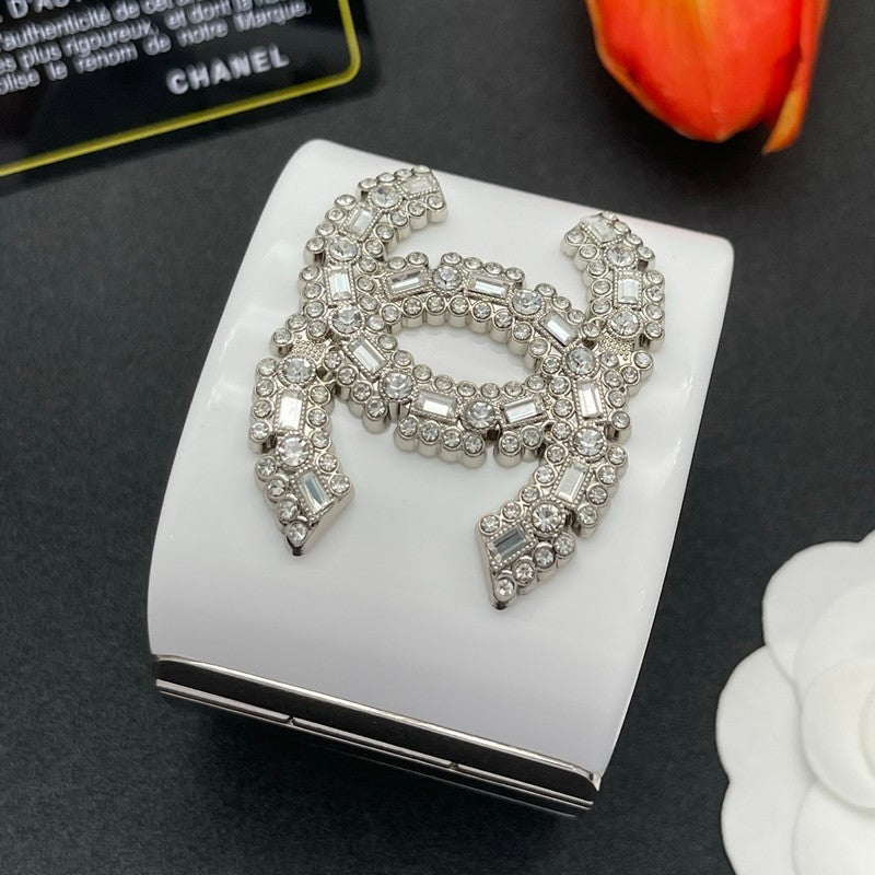 18K Chanel Pearl Diamond White Cuff Bracelet
