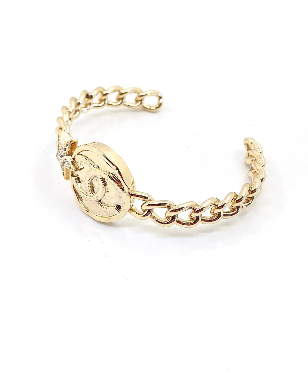 18K Chanel Open Bracelet