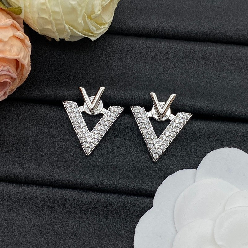 18K Valentino Garavani Vlogo Diamond Earrings