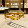 18K Gucci Interlocking G Gold Bracelet