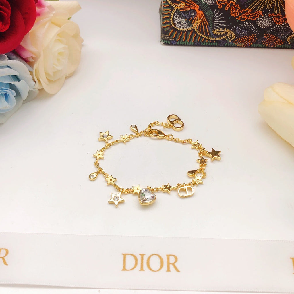 18K Dior Star Crystal Bracelet