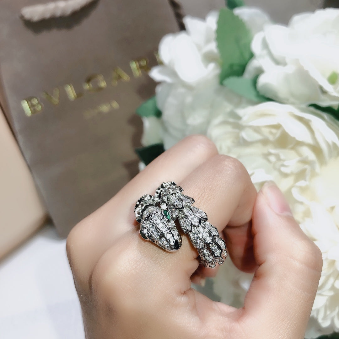 18K BVLGARI BV Serpenti Tubolari Ring
