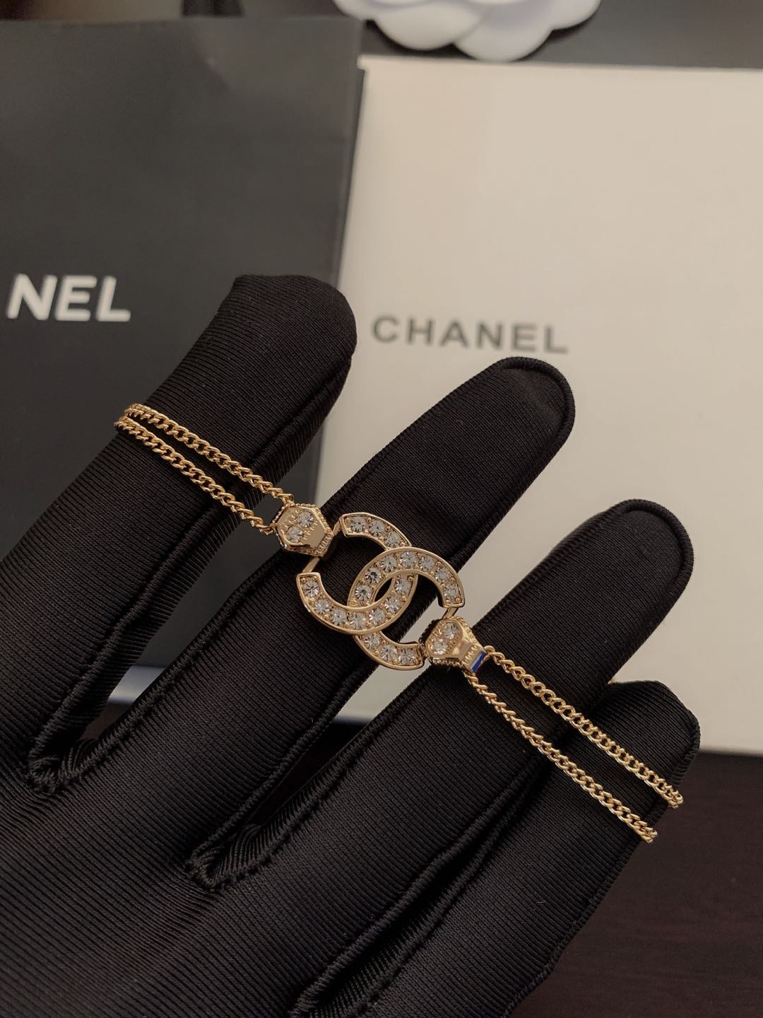 18K Chanel Crystals Bracelet