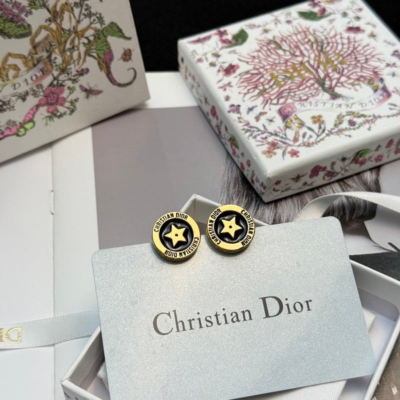 18K Dior Night Code Earrings