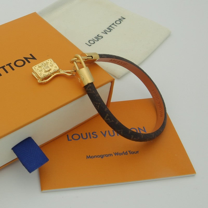 18K Louis Vuitton Dauphine Charm Bracelet