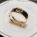 18K Gucci Black Gold Cuff Bracelet