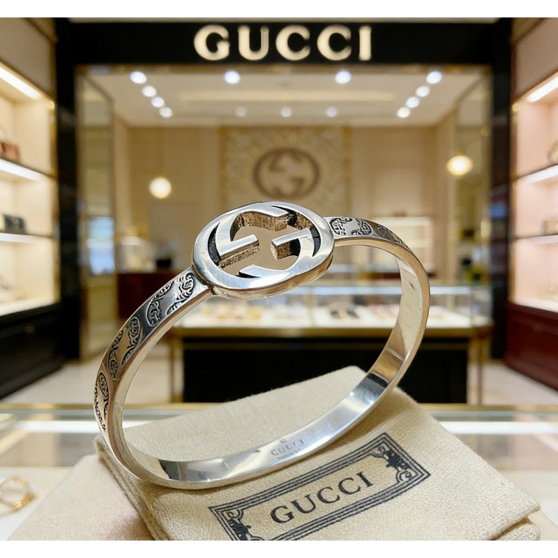 18K Gucci Interlocking G Gold Bracelet