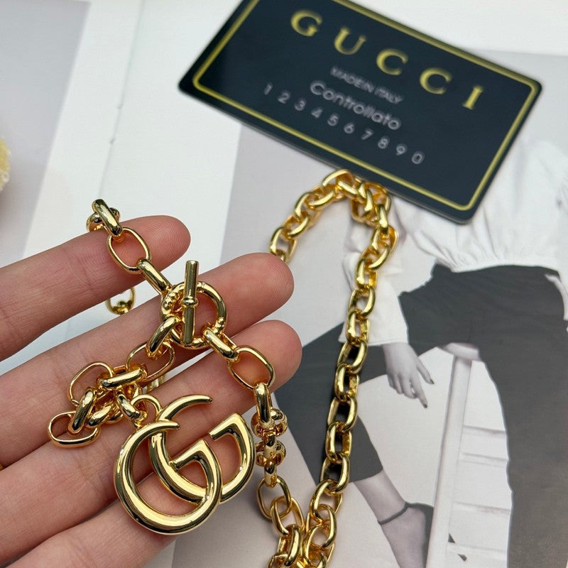 18K Gucci Gold Chain Necklace