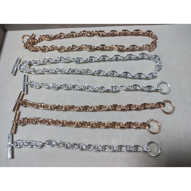 18K Hermes Cha?ne D'ancre Bracelet