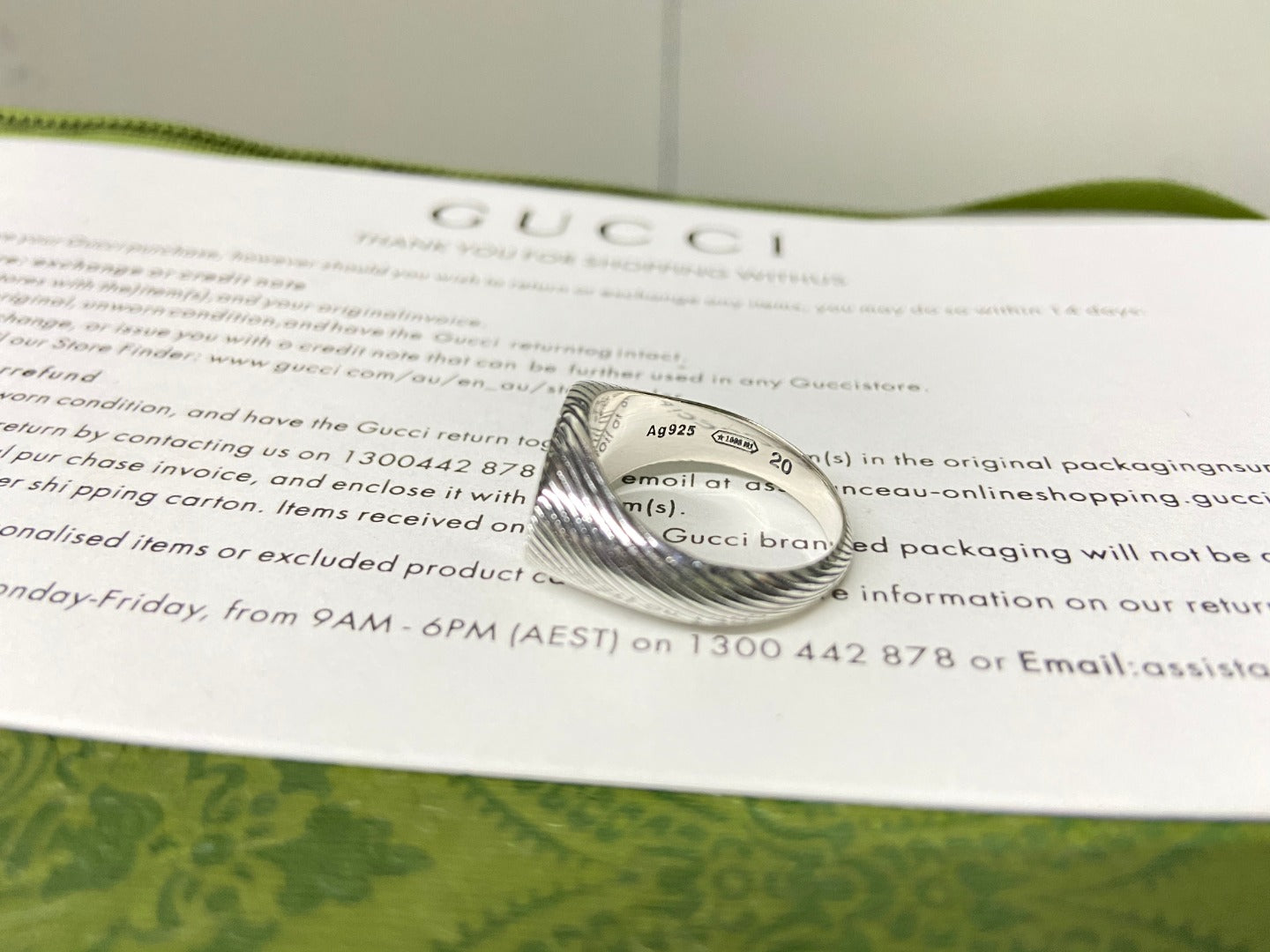 Gucci Marmont Pinky Ring
