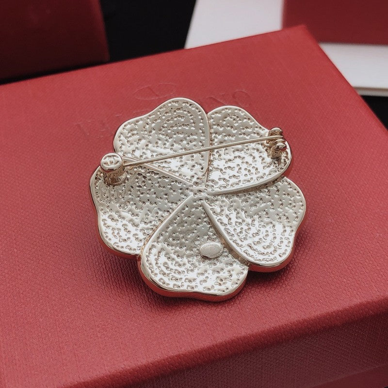18K Chanel Color Camellia Brooch
