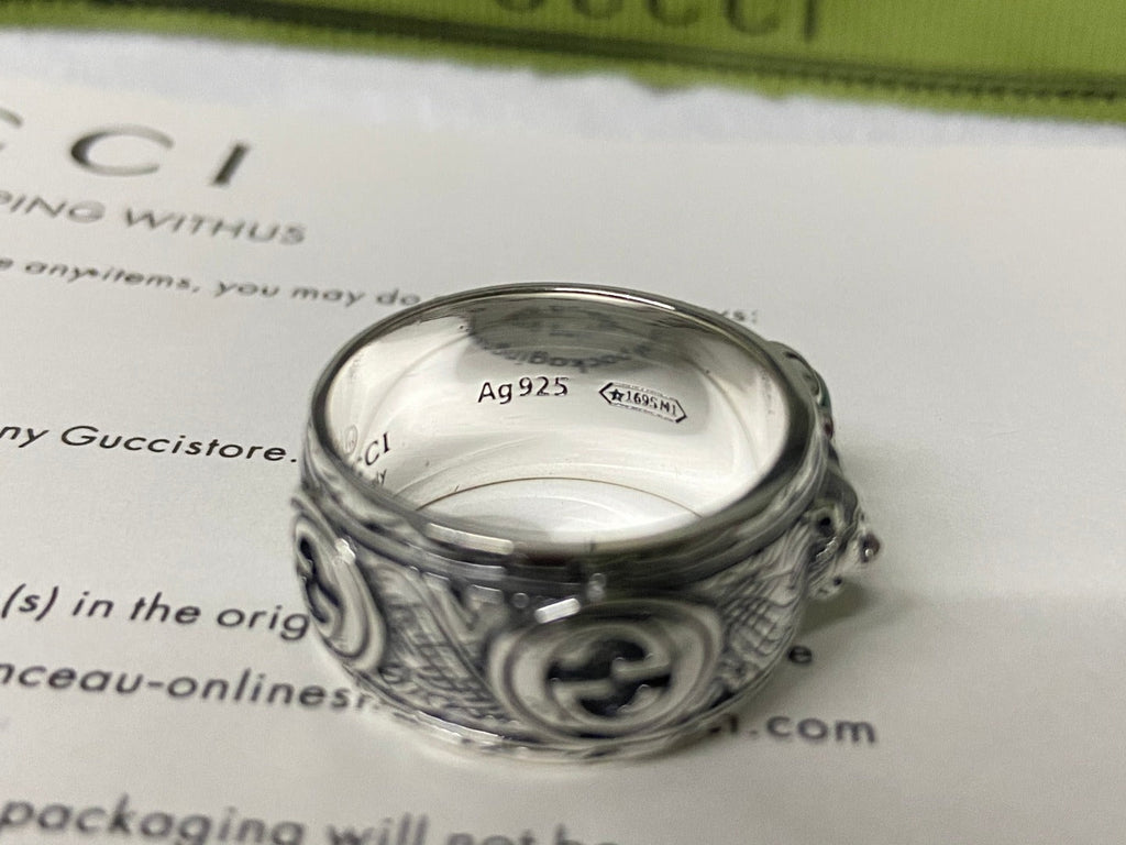 Gucci Feline Garden Green Ring
