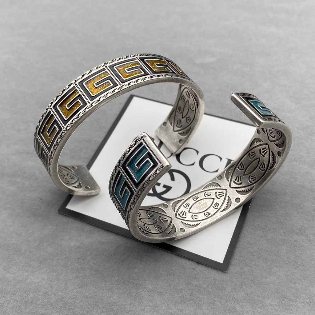 Gucci Cube Yellow Wide Bracelet