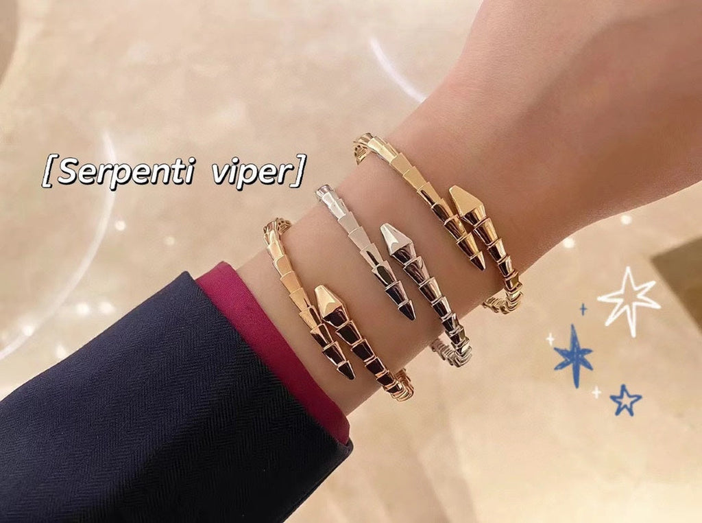 18K BVLGARI BV Serpenti Viper Bracelet