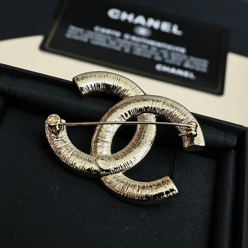 18K Chanel Sky Blue Diamond Brooch
